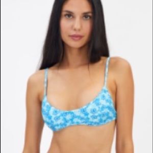 GLASSONS blue bikini top